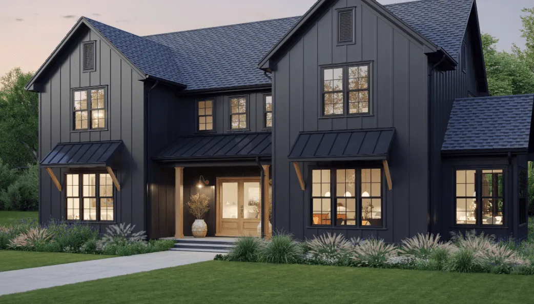 Black plygem windows 