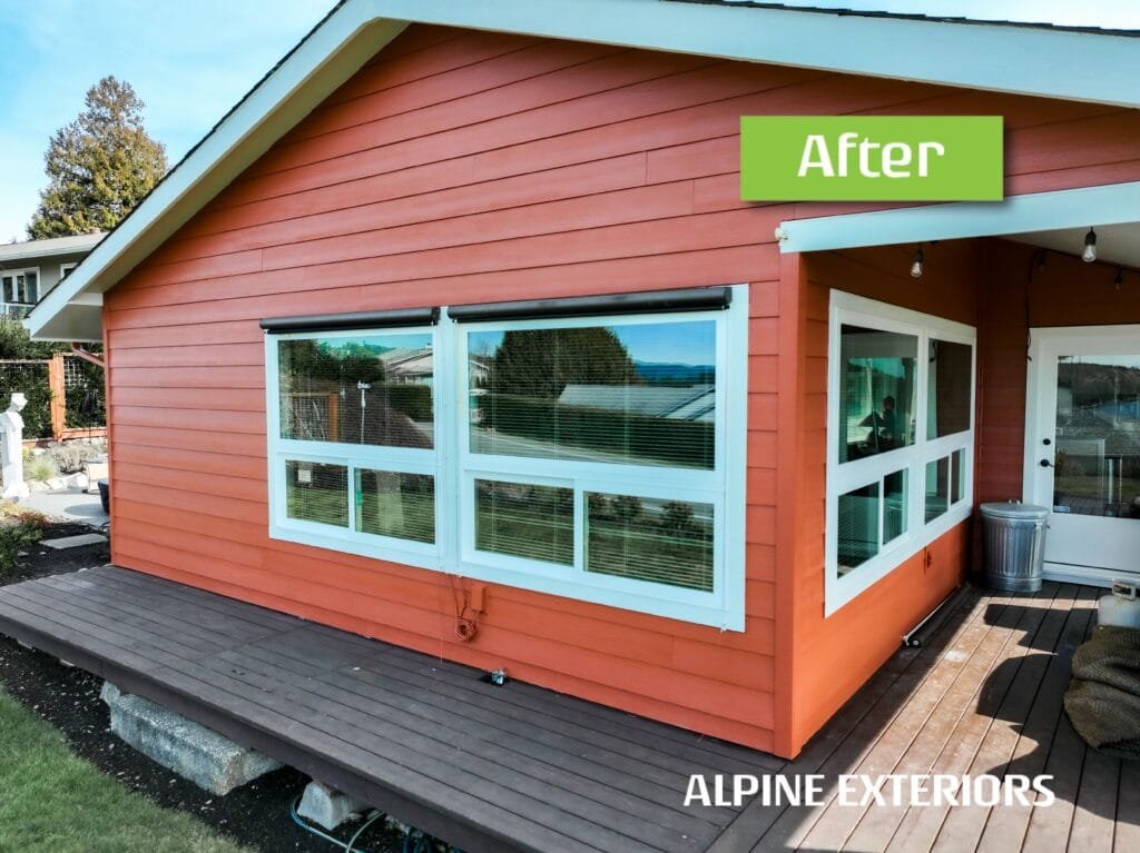 Energy efficient windows and hardie siding installation – milgard v400 tuscany windows and hardie lap siding improve home comfort and visual appeal. (1)