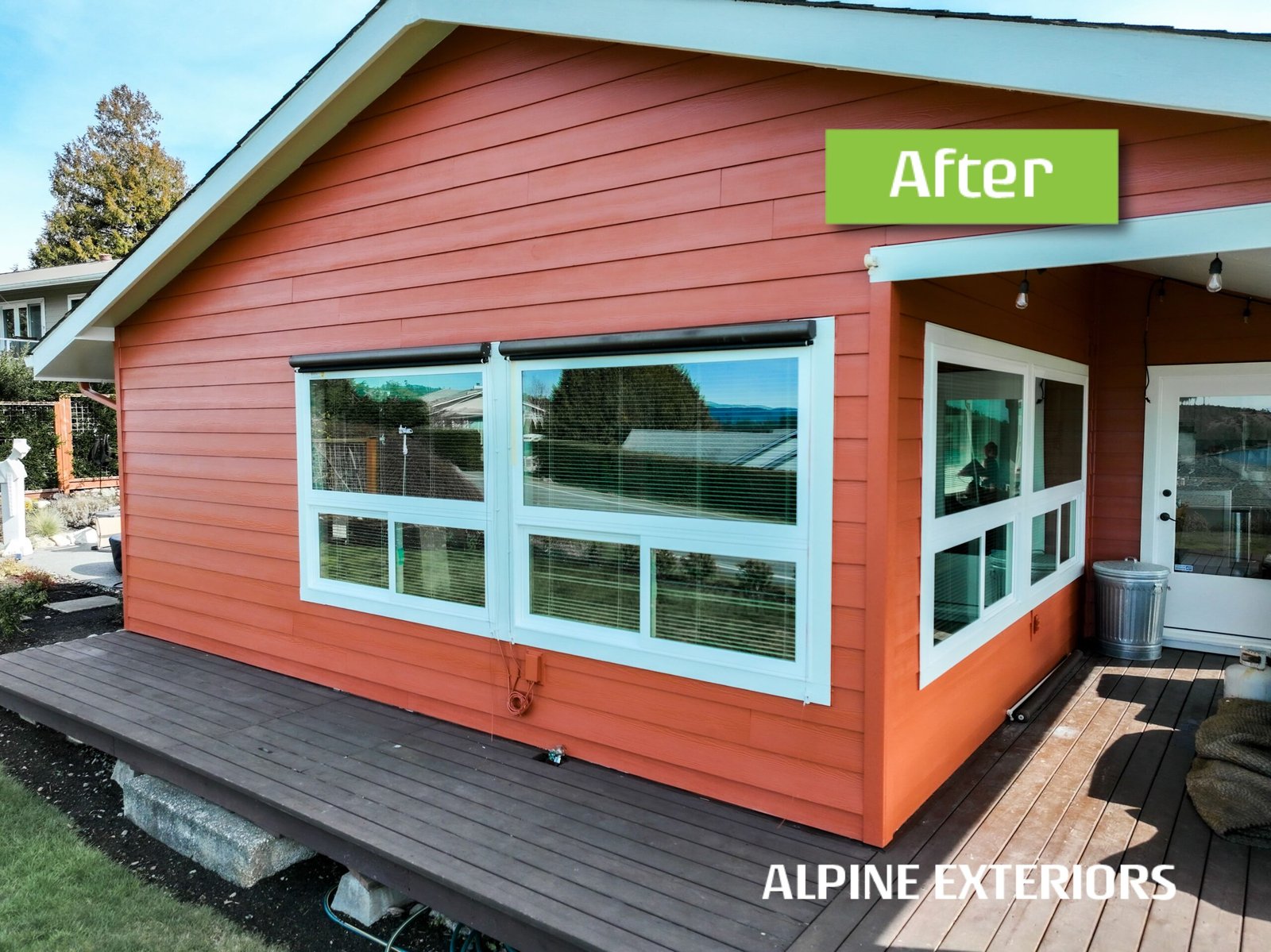 Energy efficient windows and hardie siding installation – milgard v400 tuscany windows and hardie lap siding improve home comfort and visual appeal. (1)