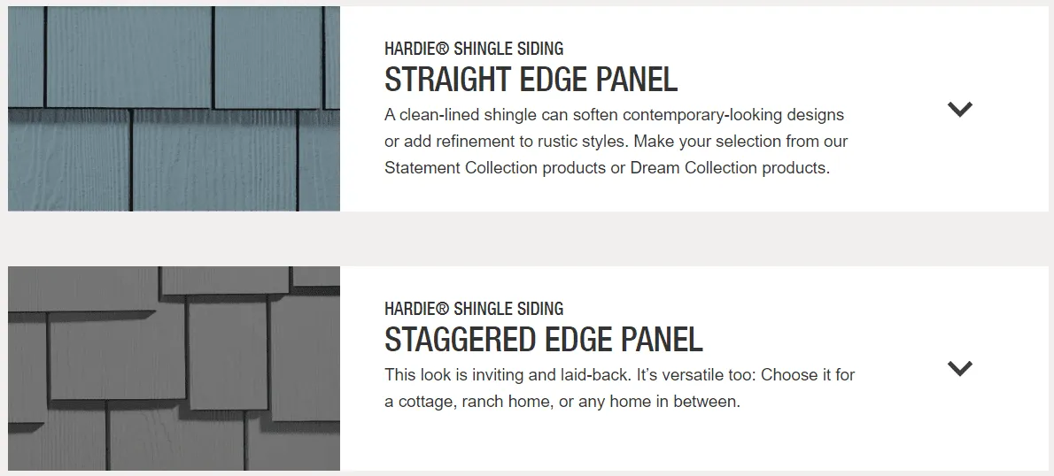 James hardie shingles 