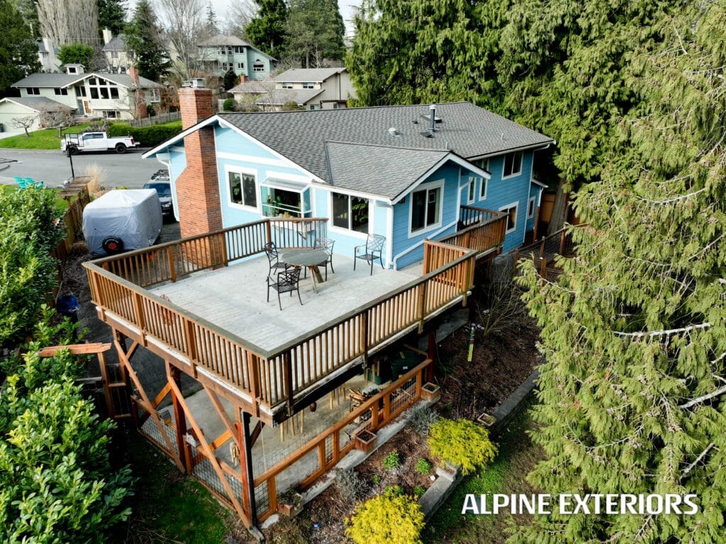 Shingle Roofing, Exterior Painting, Custom Decks – 535 Macginitie Rd, Friday Harbor, WA 98250 min