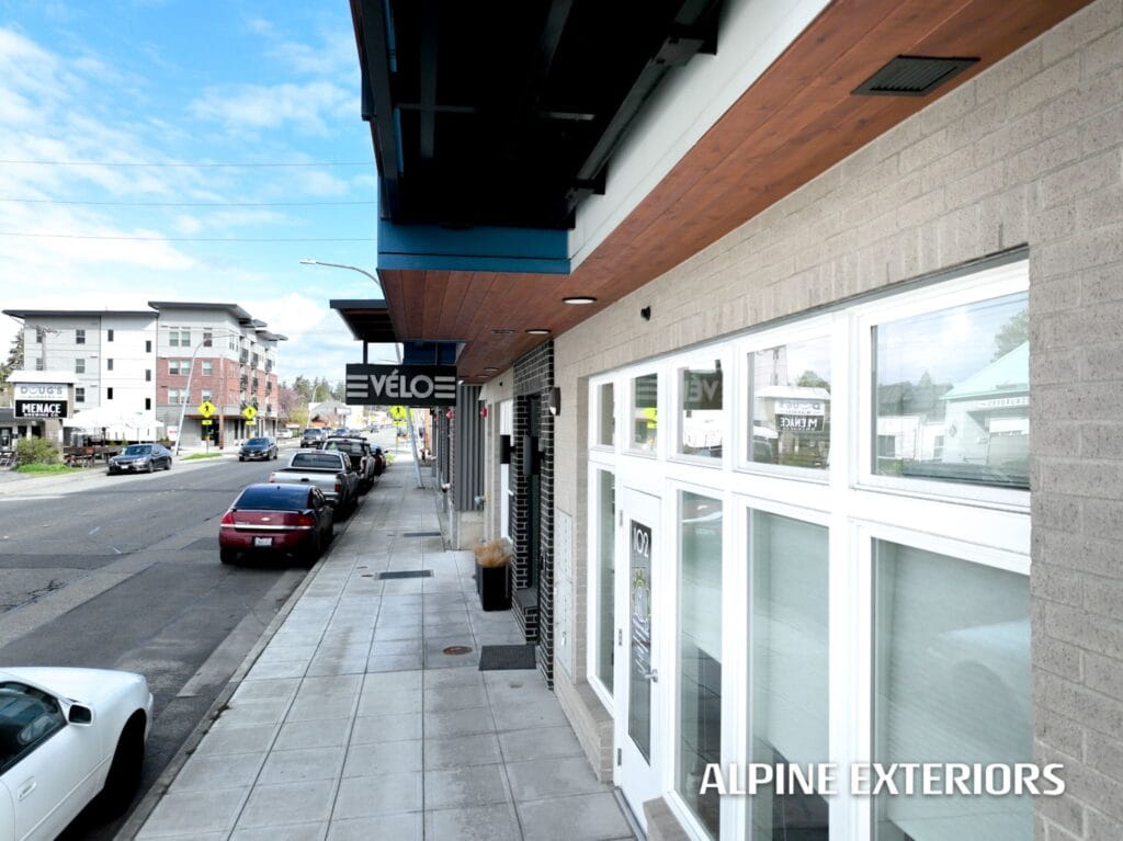 Everett architectural panels vinyl windows exterior update