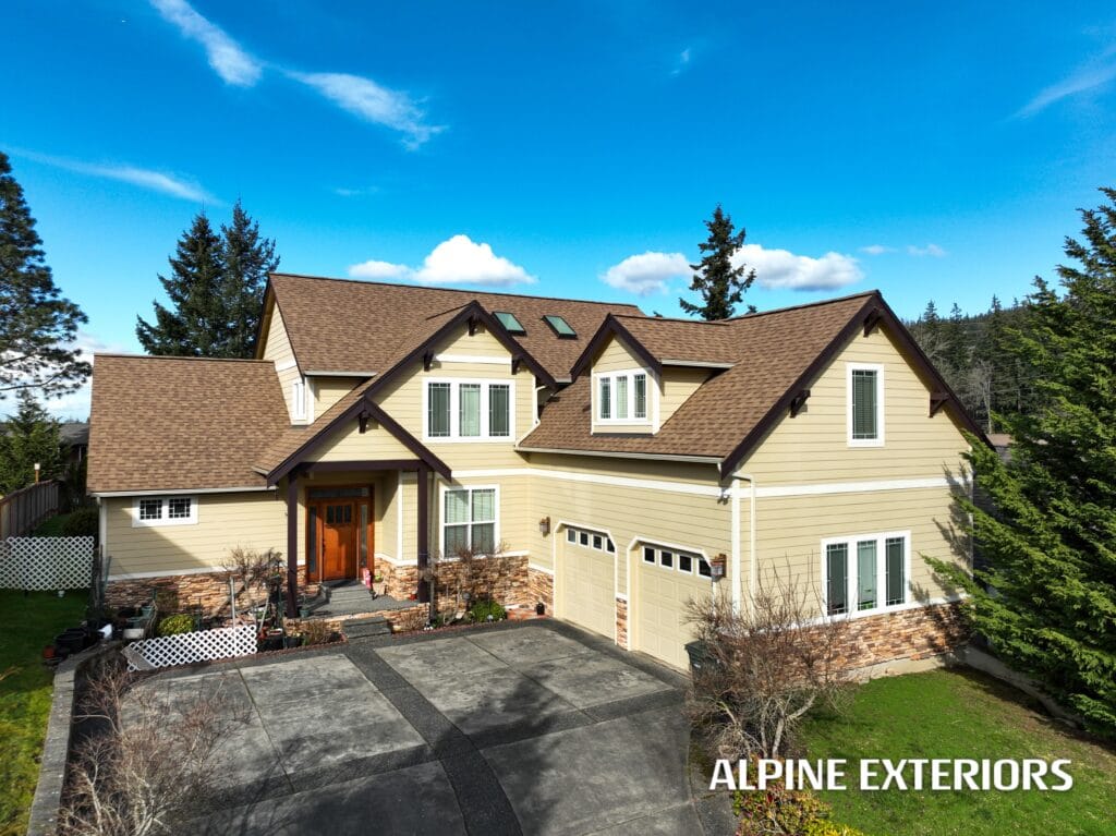Marysville james hardie siding milgard windows exterior update
