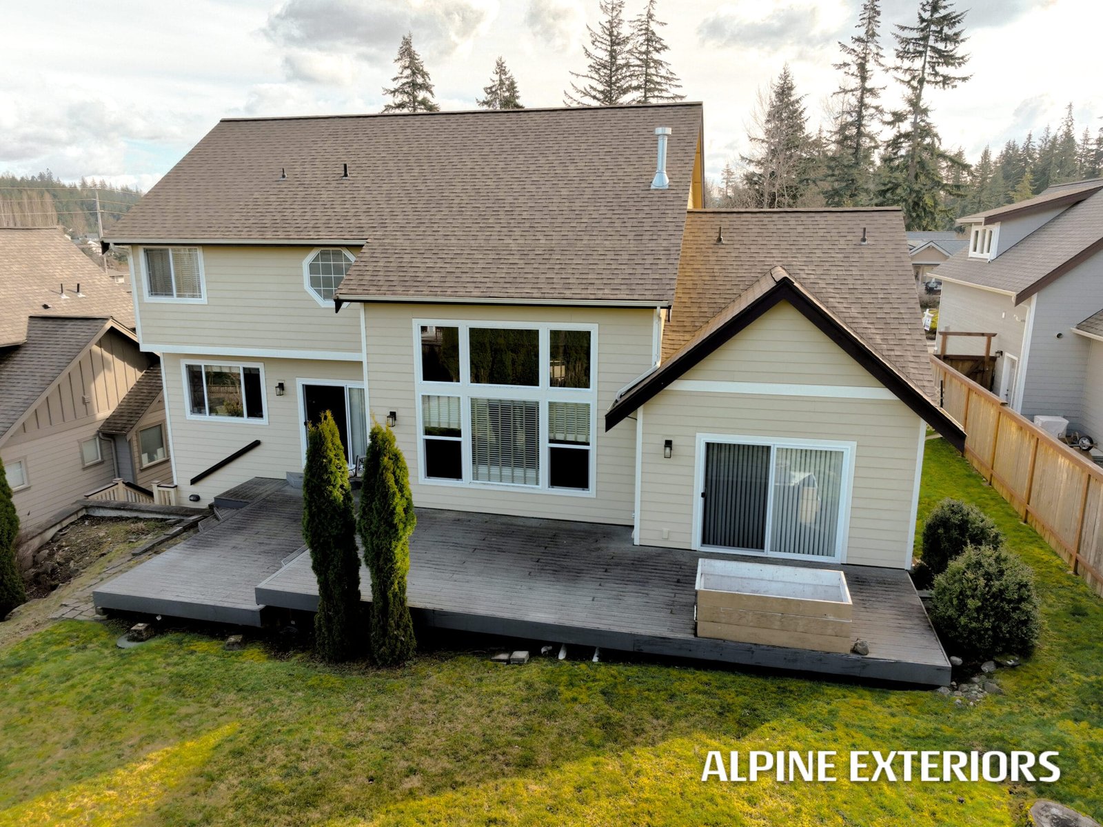 Marysville milgard windows james hardie siding exterior update