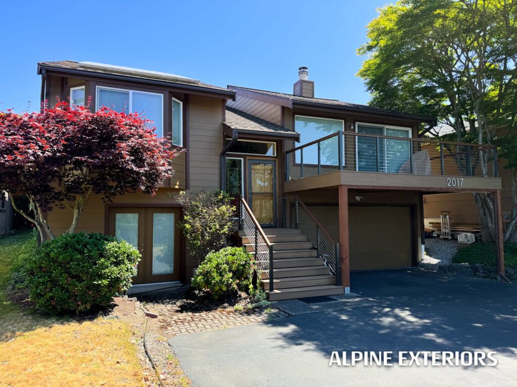 Mount vernon shingle siding plygem windows residential project milgard windows