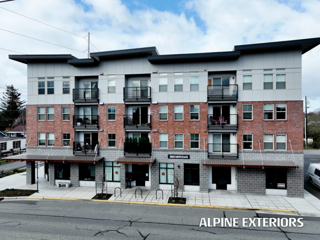 Seattle townhome remodel with hardie and plygem